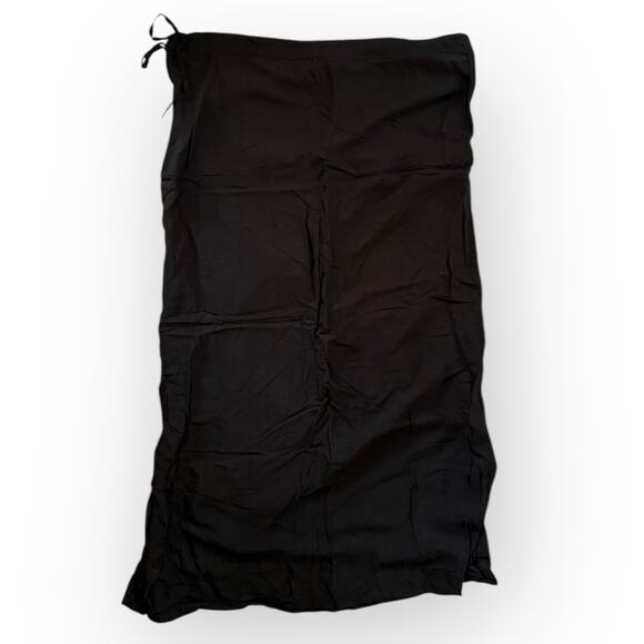 Unbranded Women's Black Drawstring Waist Lightweight SheerTube Skirt Size XS-L - Picture 6 of 12